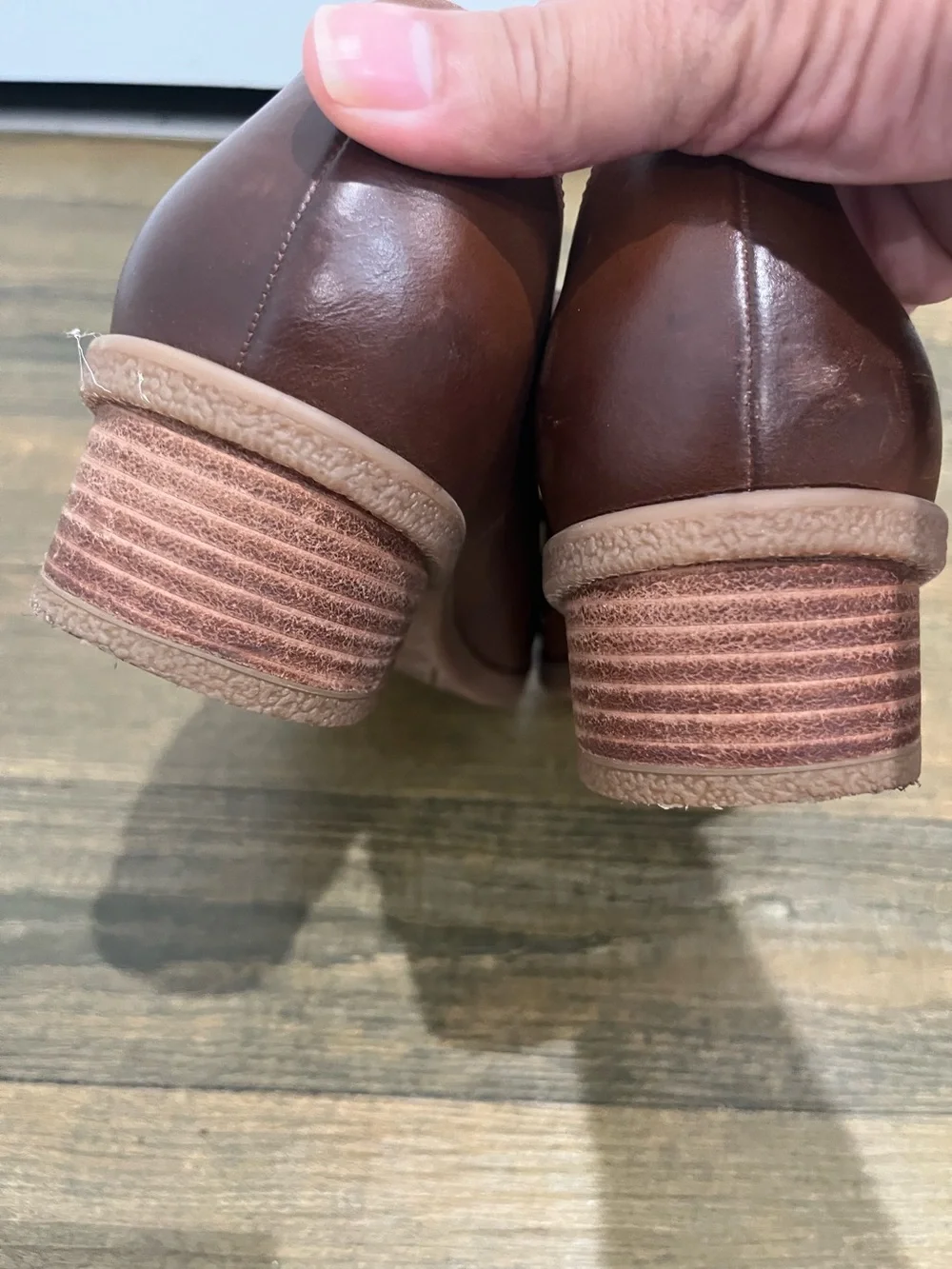 Dansko Brown Leather Deena Mary Jane Shoes Sz. 41